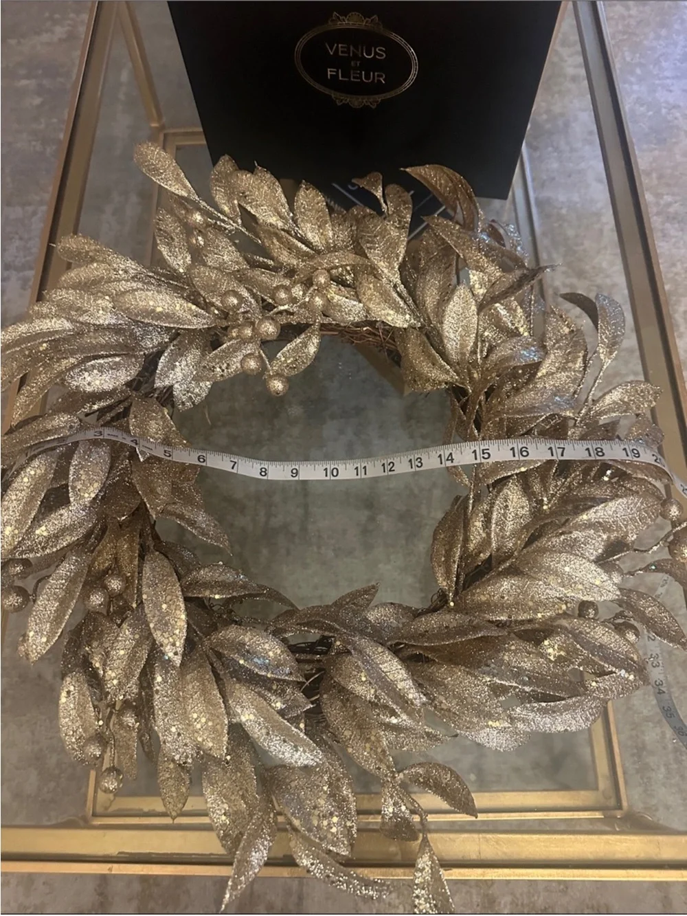 Homegoods gold glitter